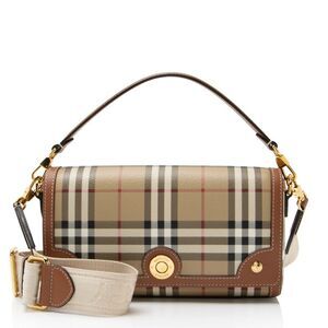 Burberry Vintage Check Note Shoulder Bag